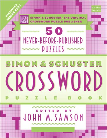9780684869414: Simon & Schuster Crossword Puzzle Book