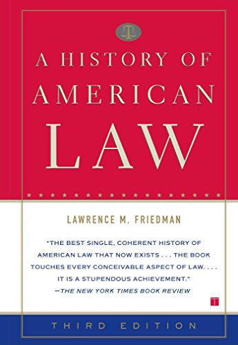Beispielbild fr A History of American Law zum Verkauf von WorldofBooks
