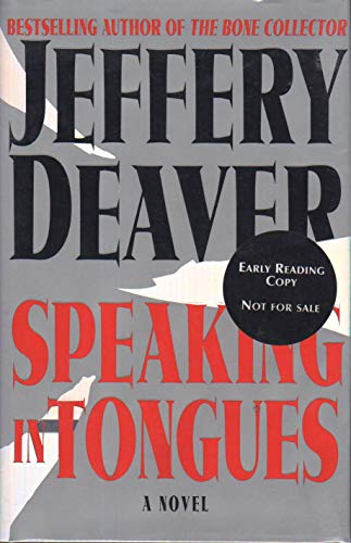 Speaking in Tongues (EARLY READING COPY, signed)