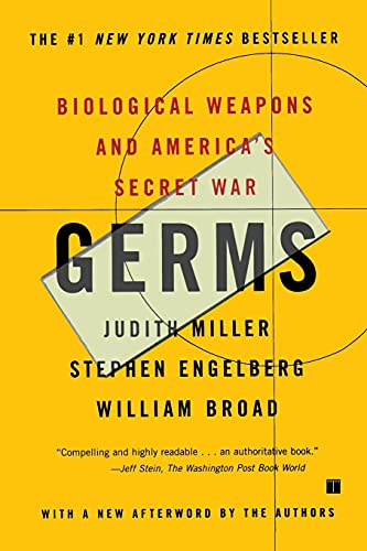 Stock image for Germs : Biological Weapons and America's Secret War for sale by Better World Books