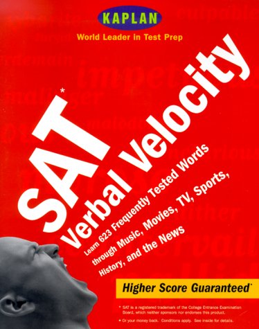 Stock image for Kaplan SAT Verbal Velocity for sale by Better World Books