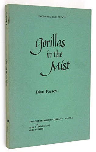 Beispielbild fr Gorillas in the Mist zum Verkauf von Hammonds Antiques & Books