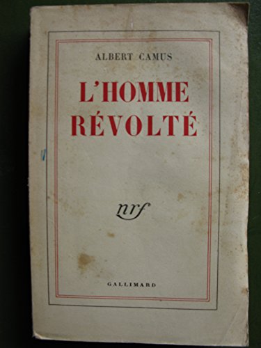 9780685112342: L'Homme Revolte