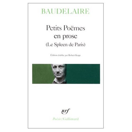 9780685114896: Petits Poemes En Prose: Spleen De Paris