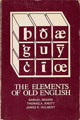 Beispielbild fr Elements of Old English zum Verkauf von Black Tree Books