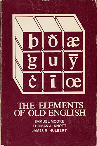 Imagen de archivo de Elements of Old English a la venta por Black Tree Books