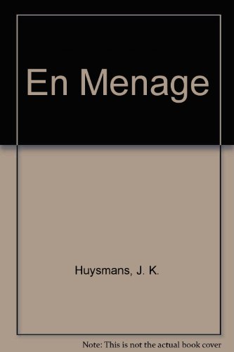 En Menage (9780685349236) by Huysmans, J. K.
