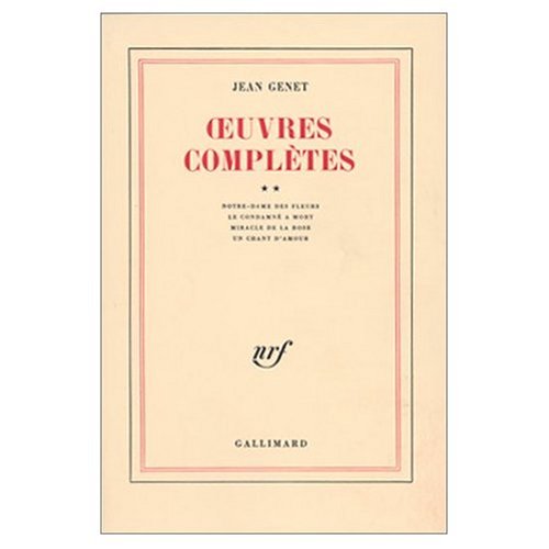 Oeuvres Completes Tome II 1951-53 (9780685360477) by Jean Genet