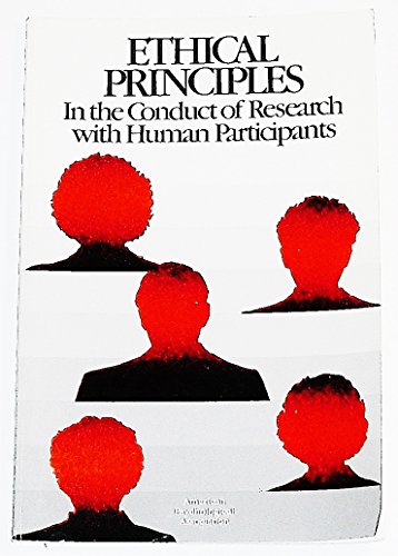 9780685567463: Ethical Principles in the Conduct of Research With Human Participants