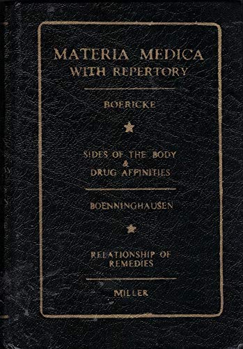 Pocket Manual of Homeopathic Materia Medica: Comprising the Characteristic and Guiding Symptoms of All Remedies (9780685765678) by Boericke, William
