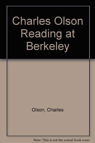 9780685803721: Charles Olson Reading at Berkeley