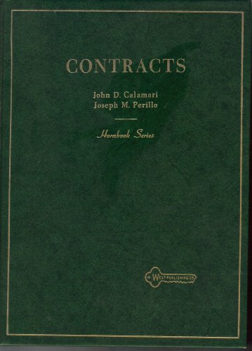 Stock image for Law of Contracts Second Edition for sale by Ann Becker