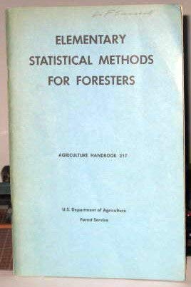 Stock image for Elementary Statistical Methods for Foresters for sale by HPB-Ruby