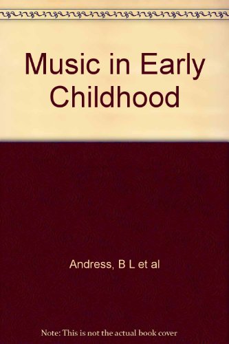 9780686052159: Music in Early Childhood