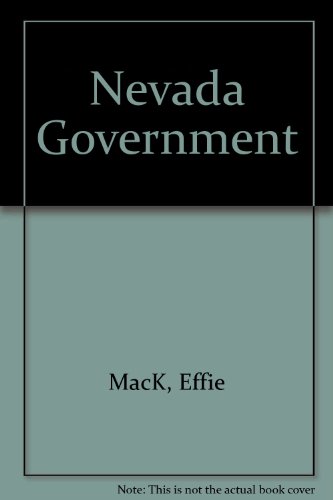 Nevada Government (9780686706717) by MacK, Effie
