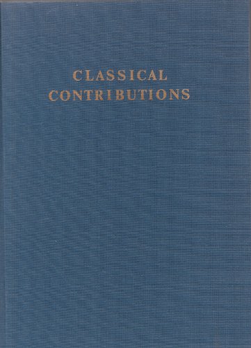 9780686737667: Classical Contributions: Studies in Honor of Malcolm Francis McGregor