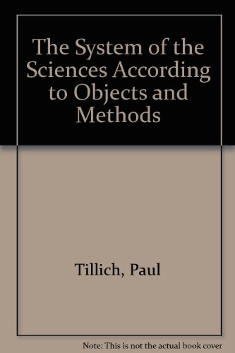 9780686761679: The System of the Sciences According to Objects and Methods
