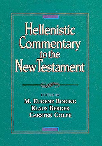 Stock image for Hellenistic Commentary to the New Testament for sale by Windows Booksellers