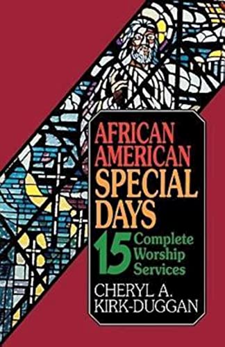 Beispielbild fr African American Special Days : 15 Complete Worship Services zum Verkauf von Better World Books