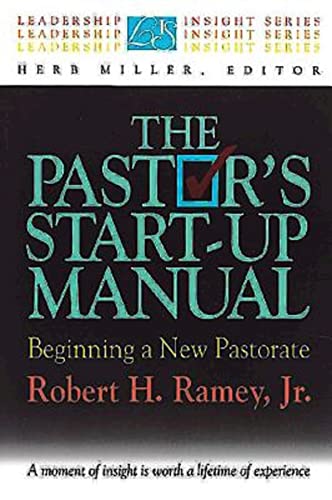 Stock image for The Pastor's Start-Up Manual for sale by Library House Internet Sales