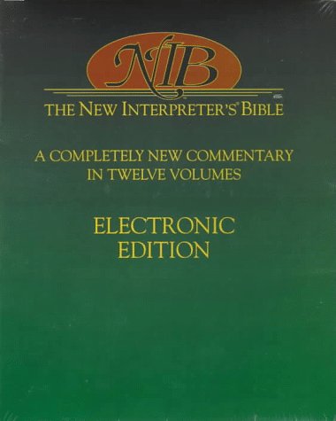 The New Interpreter's Bible: A Completely New Commentary (Disc II only, Volumes 1,4,8, and 9) (9780687019694) by Keck, Leander E.