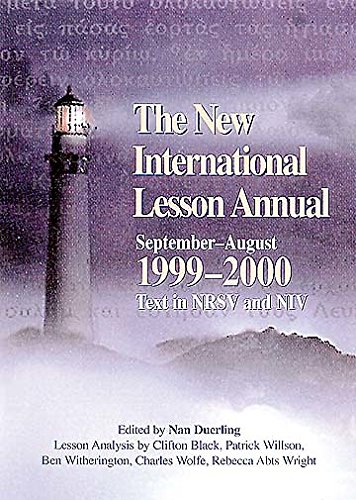 Beispielbild fr The New International Lesson Annual, 1999-2000 zum Verkauf von Better World Books