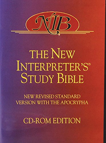 9780687024964: New Interpreter's Study Bible on CDROM: New Revised Standard Version with Apocrypha; includes 5 vol. Interpreter's Dictionary of the Bible