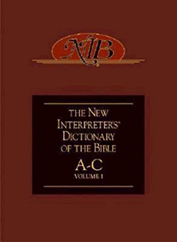 Imagen de archivo de New Interpreter's Dictionary of the Bible Volume 1: A-C a la venta por HPB-Red