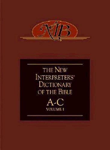 Stock image for New Interpreter's Dictionary of the Bible Volume 1: A-C for sale by HPB-Red