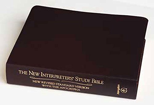 9780687073498: New Interpreters Study Bible: New Revised Standard Version With the Apocrapha, Burgundy Genuine Leather: New Revised Standard Version with Apocrypha