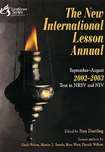 Beispielbild fr New International Lesson Annual (2002-2003) zum Verkauf von Wonder Book
