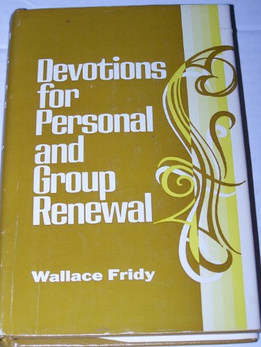 Stock image for Devotions for Personal and Group Renewal for sale by HPB-Ruby