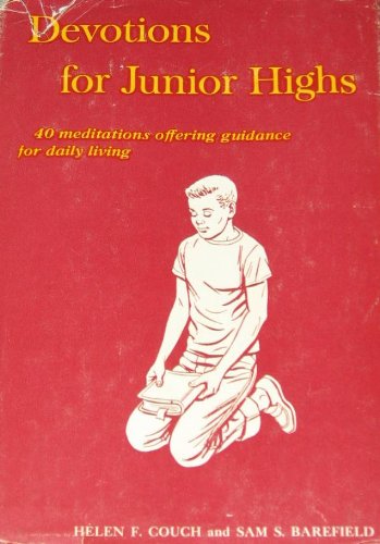 Imagen de archivo de Devotions for Junior Highs a la venta por Modetz Errands-n-More, L.L.C.