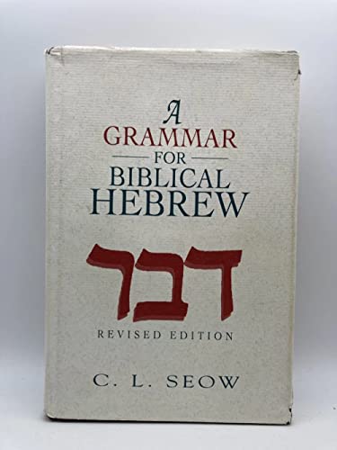 Imagen de archivo de A Grammar for Biblical Hebrew (Revised Edition) a la venta por HPB-Red