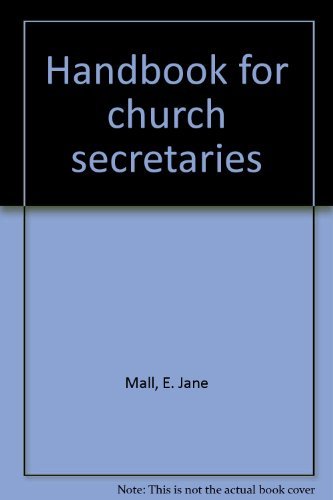 Beispielbild fr Handbook for church secretaries zum Verkauf von Wonder Book