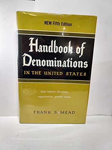 Beispielbild fr Handbook of Denominations in the United States zum Verkauf von Better World Books
