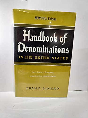 9780687165681: Handbook of Denominations in the United States