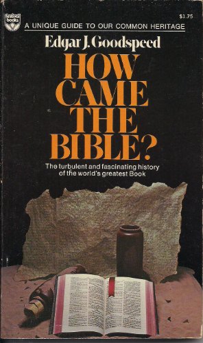 Beispielbild fr How Came the Bible zum Verkauf von HPB-Ruby