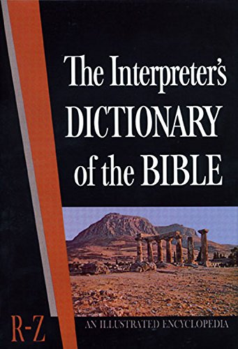 Stock image for The Interpreter's Dictionary of the Bible: R-Z Laymon, Charles for sale by Aragon Books Canada
