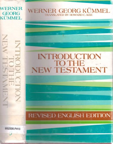 Beispielbild fr Introduction to the New Testament (Revised English Edition) zum Verkauf von Wonder Book
