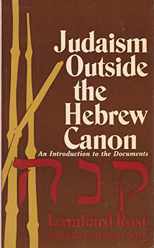 9780687206537: Judaism Outside the Hebrew Canon: An Introduction to the Documents