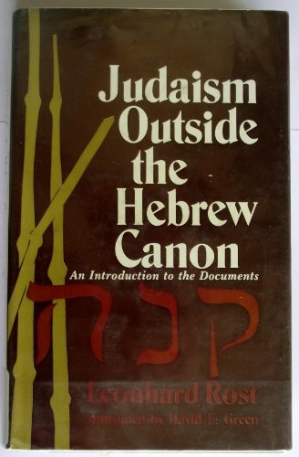 Stock image for Judaism Outside the Hebrew Canon An Introduction to the Documents for sale by 4 THE WORLD RESOURCE DISTRIBUTORS