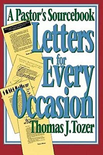 9780687214242: Letters for Every Occasion: A Pastor's Sourcebook