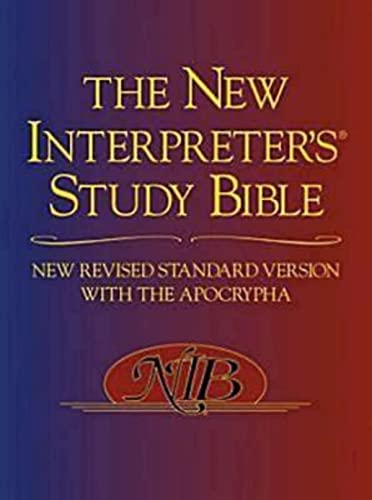 Imagen de archivo de The New Interpreters Study Bible: New Revised Standard Version With the Apocrypha a la venta por Seattle Goodwill