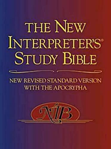 9780687278329: The New Interpreter's Study Bible: New Revised Standard Version With the Apocrapha