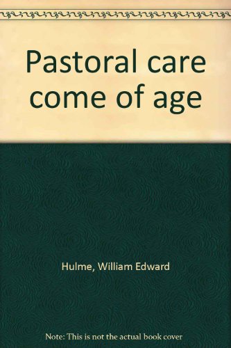 Stock image for Pastoral care come of age for sale by Redux Books