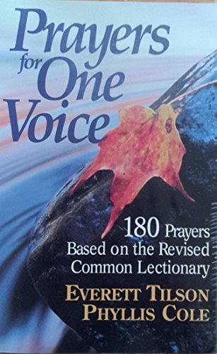 Imagen de archivo de Prayers for One Voice: 180 Prayers Based on the Revised Common Lectionary a la venta por WorldofBooks