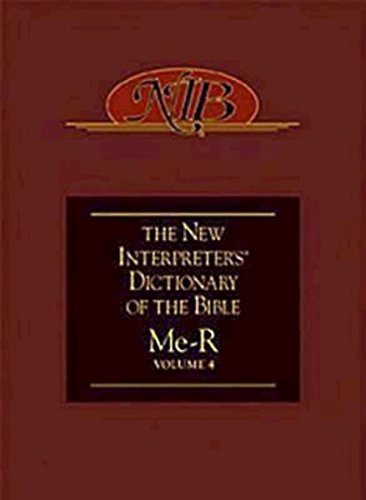 9780687333752: Me-R (v. 4) (The New Interpreter's Dictionary of the Bible)