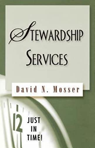 Beispielbild fr Just in Time! Stewardship Services zum Verkauf von BooksRun