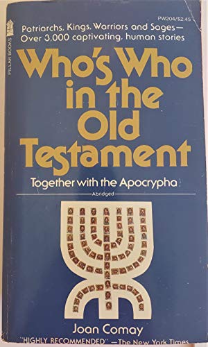 9780687453573: Title: Whos Who in the Old Testament Together With the Ap